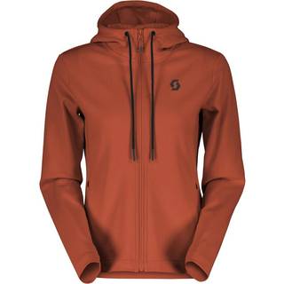 SCOTT Tech Zip Hoody til Kvinder, Rød - Størrelse Medium