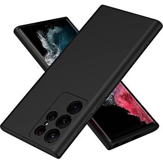 SKALO Samsung S23 Ultra Ultratynd TPU-skal - Sort