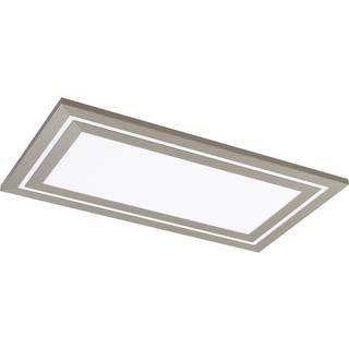 Lucande loftlampe Leicy, nikkel, 80 cm, RGBIC, CCT
