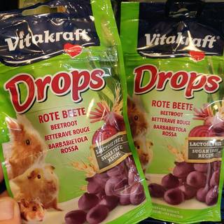 Vitakraft Drops 75g Rødbede