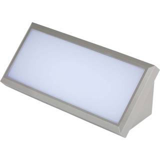 12W LED Landskab Udendørs - Soft Lys Medium, 3000K, Grå, Hus - Kulør : Varm