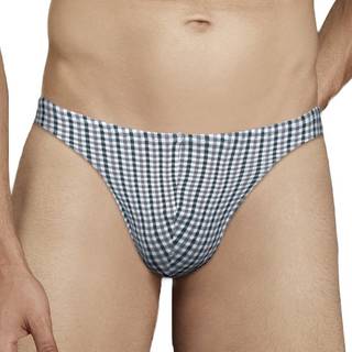 Doreanse Check Men String - Grey/Checked - Large * Kampagne *