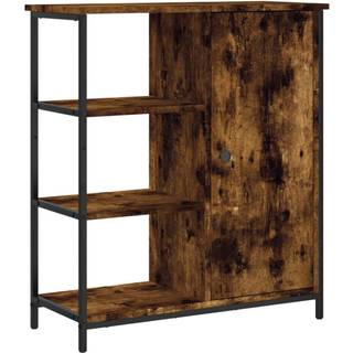 skænk 70x30x80 cm konstrueret træ røget egetræsfarve