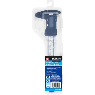 BlueSpot Tools - Digitalt skydelære 150 mm (6 tommer)