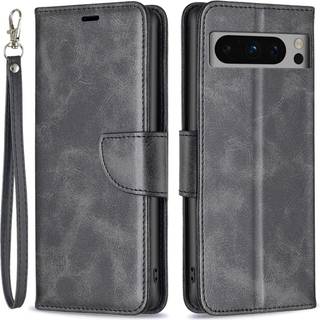 SKALO Google Pixel 8 Pro Flip Cover m. pung i PU-læder - Sort