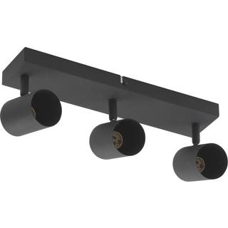 Lindby loftspot Jorell, 35 cm, sort, 3 lyskilder, metal