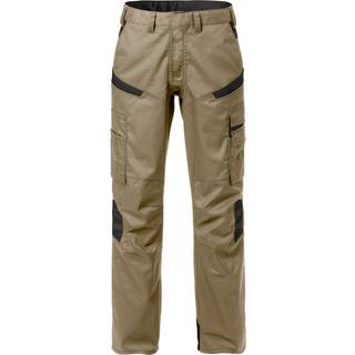 Fristads 129483 Bukser dame 2554 / Arbejdsbukser Khaki/Sort 48