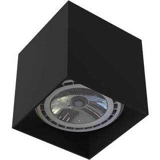 Cobble downlight i kantet form, sort