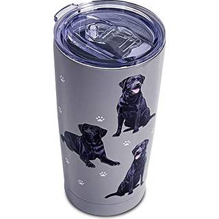 Labrador Serengeti 16 oz. Rustfrit stål vakuumisoleret tumbler med spildtæt låg - 3D -tryk - isoleret rejsekrus til varme eller kolde drikke (Lab