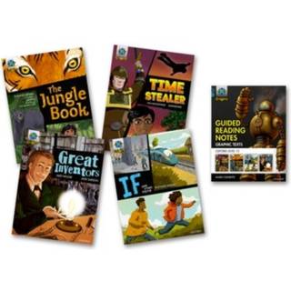 Project X Origins Graphic Texts: Dark Blue Book Band, Oxford Level 15: Mixed Pack of 4