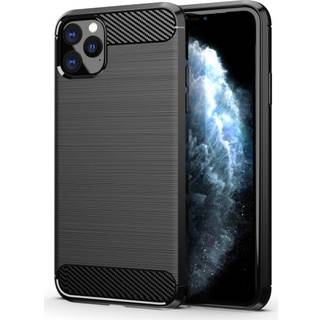 SKALO iPhone 11 Pro Armor Carbon Stødsikker TPU-cover - Sort