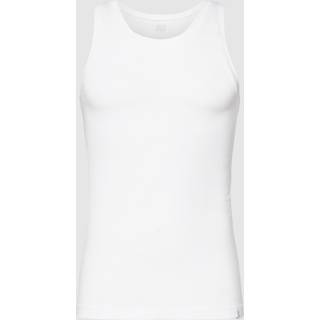 Schiesser Herren Shirt weiß Baumwolle & Mix unifarben
