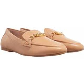 Ralph Lauren Beige Leather Flat Shoe