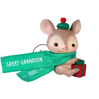 Hallmark keepsake julepynt?r dateret 2021 oldebarn mus