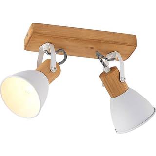Lindby - Merela 2 Loftlampe Wood/White