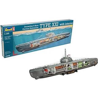 Revell 05078 U-b?d XXI Type w. Interieur Model Kit i 10 ?r+