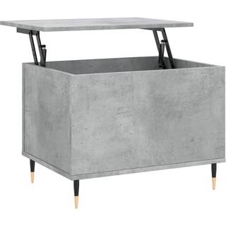 sofabord 60x44,5x45 cm konstrueret træ betongrå