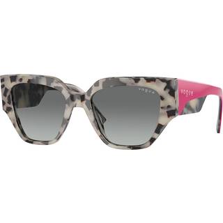 VOGUE EYEWEAR Kvinde VO5409S 307611 Solbriller Acetat Skildpadde Grå Geometrisk Normal Skygge