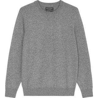 Marc O'Polo Herren Pullover grau unifarben