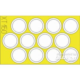 M7 Priest wheel masks f��r Academy Bausatz