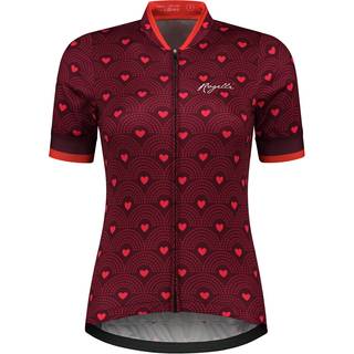 Rogelli Hearts Kortærmet Jersey til kvinder Rød - Størrelse X-Large