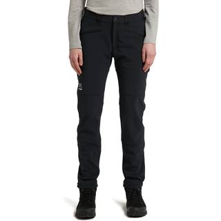 Haglöfs Women's Chilly Softshell Pant Vinterbukser Damer størrelse 34 - Regular farve sort