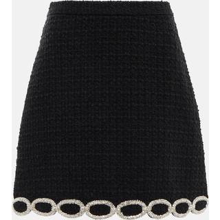 Valentino Embellished tweed miniskirt - black - XXXS
