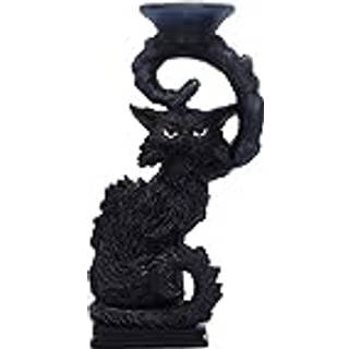 Salem Kerzenhalter mit Hexenkatze 20cm
