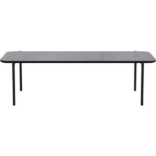 PLEASE WAIT to be SEATED Savoye sofabord 50x120 cm - H 35 cm - Ceramic grey