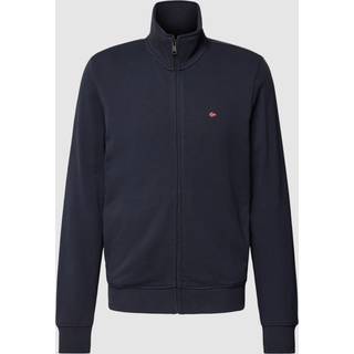 NAPAPIJRI Herren Sweatjacke blau unifarben