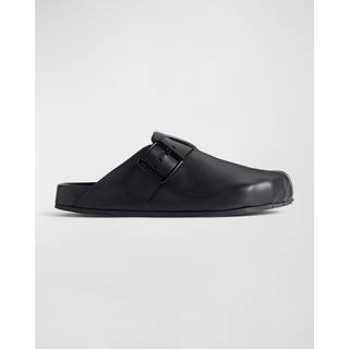 Balenciaga Sunday leather clogs - black - EU 39