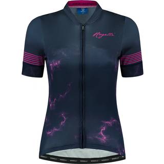 Rogelli Marble Kortærmet Jersey til kvinder Blå / Pink - Størrelse XX-Large