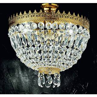 Cupola loftlampe, 24 karat guldbelagt