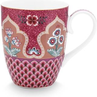 PIP Studio Flower Festival krus 35 cl, rosa