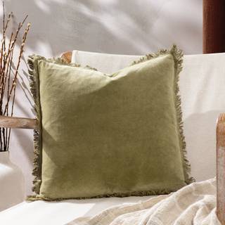 Yard Jaye Velvet Frynsede Polyester Fyldt 100% Bomuldspude45x45cm