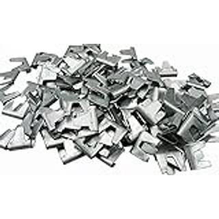 300 pcs Wire Cage Buckle Clips Poultry Chicken Quail Pigeon Rabbit Pet Cat Cage Building Assembly Kit Cage Snap Clip Clack (Clip)