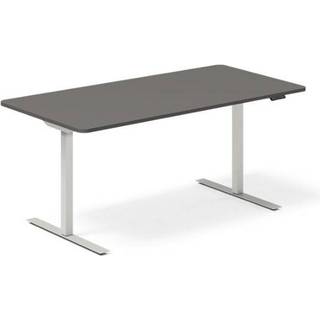 Hæve-sænkebord DNA, Antracit 2000x800 mm 2-ben/Alugrå