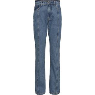 Twill Straight Jeans - Medium Blue Denim - ROTATE - Blå 30