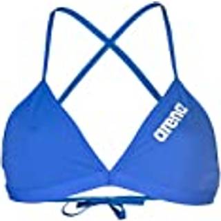 Arena bikini overdel til damer - Solid Tie Back - Blå