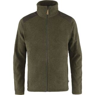Fjällräven Sten Fleece Fleecejakke Herrer størrelse S farve brun/olivengrøn