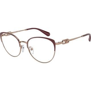 Emporio Armani Kvinde EA1150 3268 Optiske stel Metal Guld Transparent Cat Eye Normal