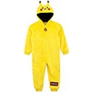 Character Character Yellow Pokemon Pikachu Fleece All In One