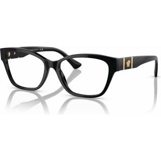 Versace Kvinde VE3344 GB1 Optiske stel Acetat Sort Transparent Cat Eye Normal