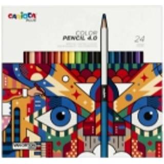 Farveblyanter 4mm 24stk. ass. i æske