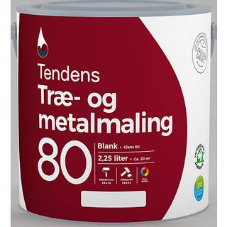 Tendens træ- og metalmaling blank 80 2.25 liter (På lager i varehus)