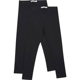 Minymo Børne Leggings - Anthacite Black - 116