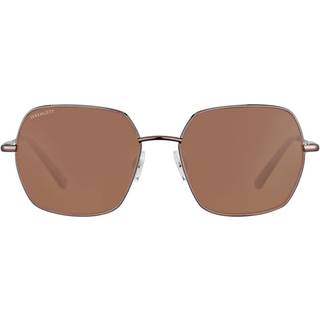 Serengeti Loy Polarized SS548001 56 Solbriller Mænd Brun - Shiny Chocolate Brown - 56mm