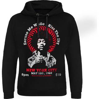 Jimi Hendrix Hættetrøje Live In New York Epic Unisex Black S