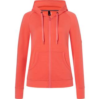 super.natural Women's Essential Zip Hoodie Living Coral, XS