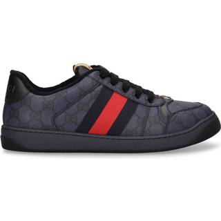 Gucci Screener leather-trimmed GG sneakers - blue - EU 43